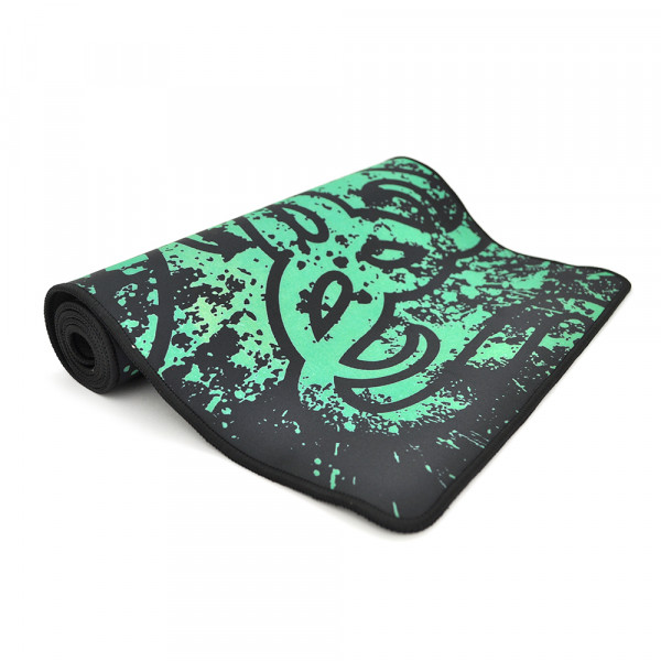 Килимок 300 * 800 тканинної RAZER з бічної прошивкою, товщина 3 мм, колір Black-green, Пакет