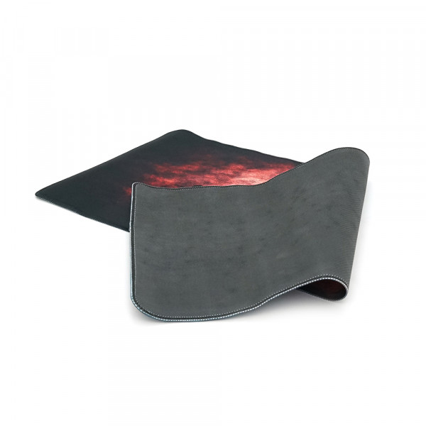 Килимок 300*700 тканинний CS One Fighter з боковою прошивкою, товщина 2 мм, колір Black/Red, Пакет