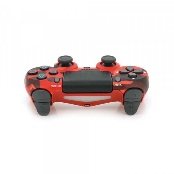 Геймпад Brazzers бездротовий для PS4 Wireless DUALSHOCK 4, роз'єм для навушників, LED light bar, Haki-Red, 3.7V, 600mAh, Blister-box