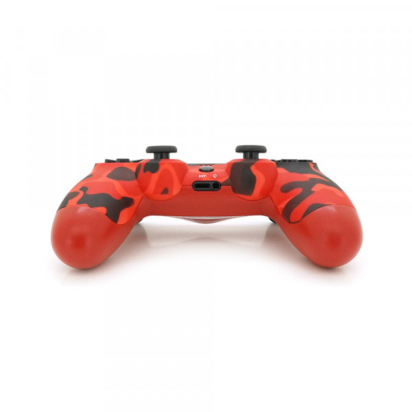 Геймпад Brazzers бездротовий для PS4 Wireless DUALSHOCK 4, роз'єм для навушників, LED light bar, Haki-Red, 3.7V, 600mAh, Blister-box