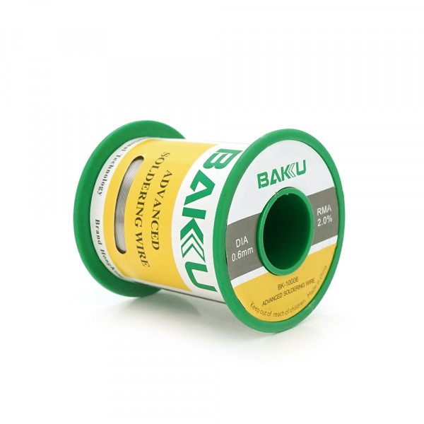 Припій BAKU дротяний Solder wire BK10006 100G DIA 0,6mm (100g)