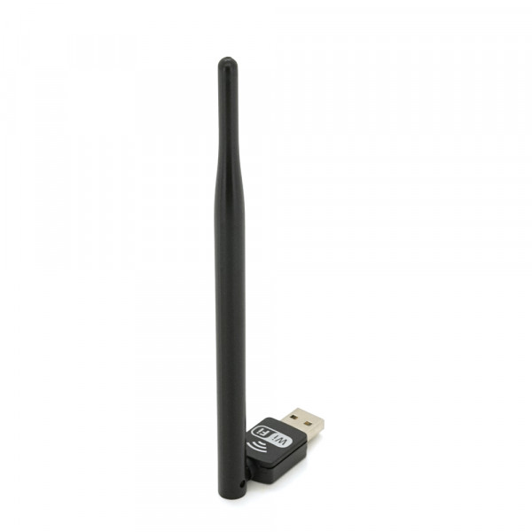 Бездротовий мережевий адаптер з антеною 10см Wi-Fi-USB LV-UW10-5DB MTK7601, 802.11bgn,150MB, 2.4GHz,WIN7/XP/Vista/ 2K/ MAC/LINUX