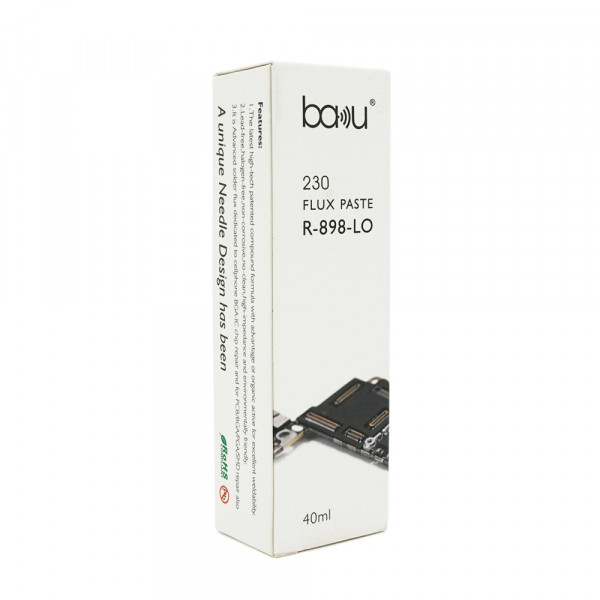 Флюс паста BAKU BA-230, R-898LO, 40ml