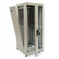 Шафа 19" 42U, 610х865 мм (Ш * Г), посилена, сiра