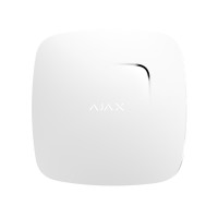 Бездротовий датчик детектування диму Ajax FireProtect white