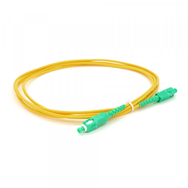 Патчкорд оптичний SC/APC-SC/APC 3.0mm 2 м, оболонка LSZH, ціна за 1 шт
