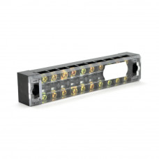 Клемна колодка 10-розрядна TB-1510 15A/600V, перетин дроту 0,5-1,5 мм2, 50 шт в упаковці, ціна за штуку