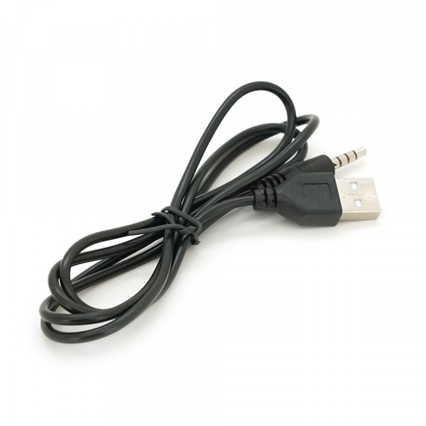 Перехідник USB2.0(M)=> Jack 3.5(M) Stereo, 0,5м, Black, OEM