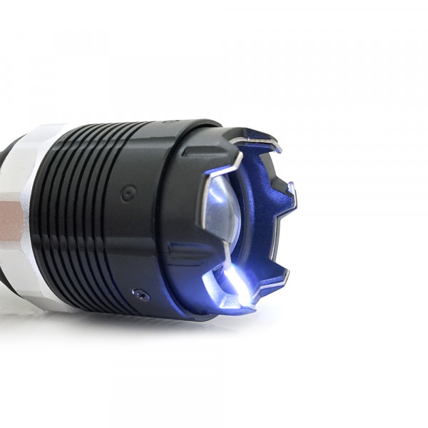 Ліхтар-відлякувач ручний BAILONG BL-DG-1105, 1LED ХPE, фокусування, 3 режими, Вбудований/3,7 В, 800 мА, 100Вт, Black, IP44, СЗУ, BOX