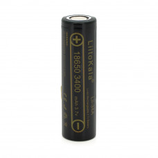 Акумулятор 18650 Li-Ion LiitoKala Lii-34A, 3400mAh (3250-3350mAh), 3.7V (2.75-4.2V), Black, , 2 шт в упаковці, ціна за 1 шт