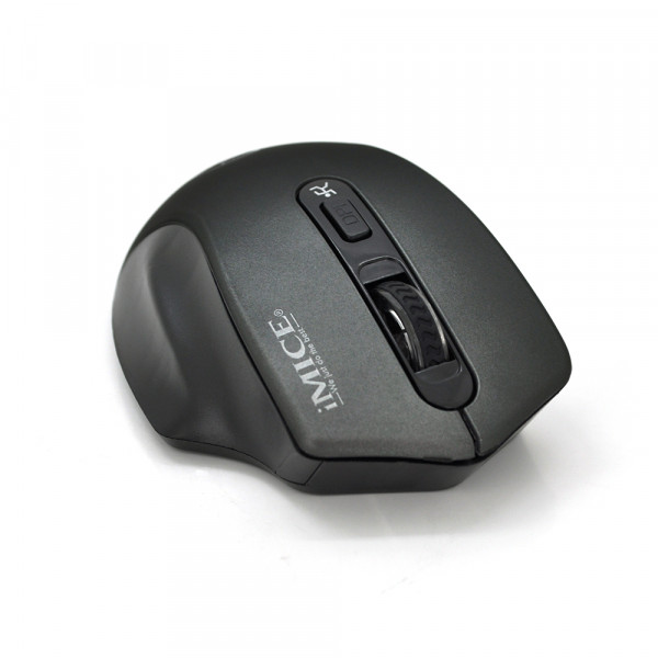 Миша бездротова iMICE G-1800, 4 кнопки, 800/1200/1600 DPI, 2.4Ghz 10м, Windows xp/Vista/Win7/8/10 Mac OS X, 2*AAA, Black, COLOR BOX, Q60