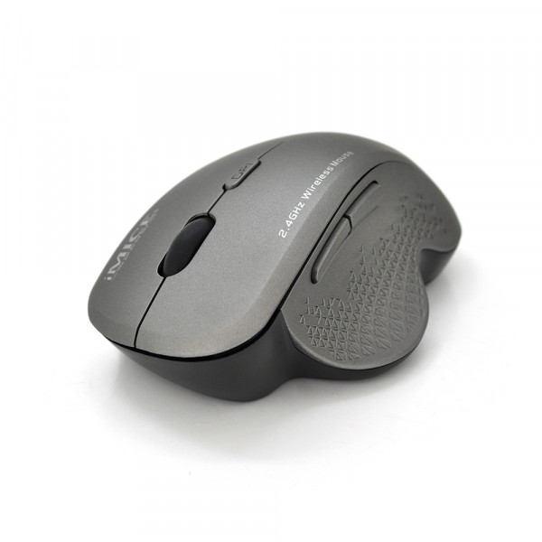 Миша бездротова iMICE G6, 6 кнопок, 800/1200/1600 DPI, 2.4Ghz 10м, Windows xp/Vista/Win7/8/10 Mac OS X, 1*AA, Grey, COLOR BOX, Q60