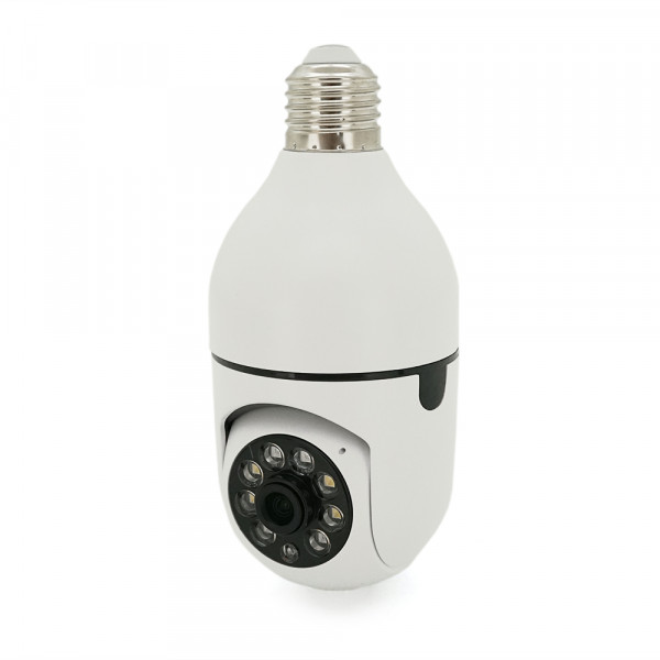 4Мп Wi-Fi відеокамера вулична-внутрішня SD/картка PiPo PP-IPC30D2MP15 PTZ 2.8mm під цоколь Е27 ICSee