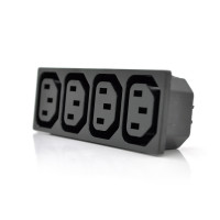 Euro Socket IEC C14, AC 250V 16A