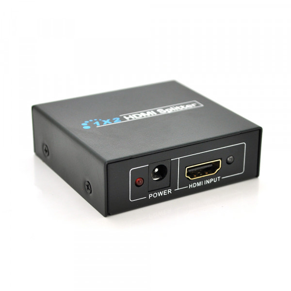 Активний HDMI сплитер 1 => 2 порту, 1080р, DC5V / 2A Q50