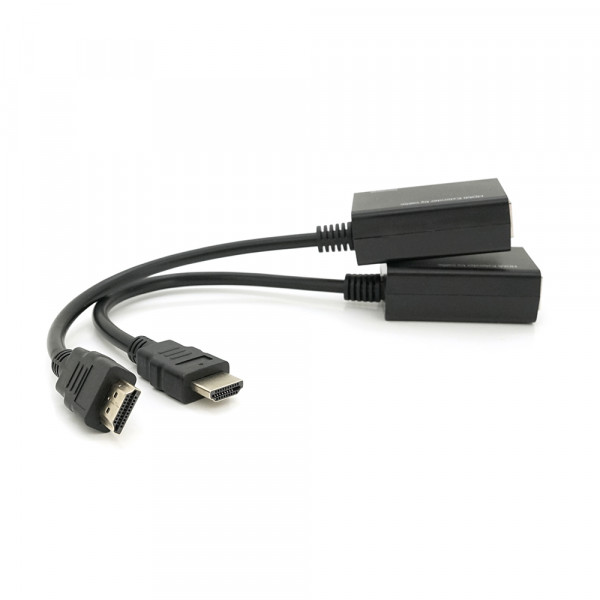 Подовжувач HDMI сигналу пасивний через 2 виті пари 2 CAT-5e/CAT-6e до 30m, ціна за пару