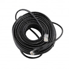 Патч-корд литий RITAR, CCA, UTP, RJ45, Cat.5e, 30m, чорний Q75