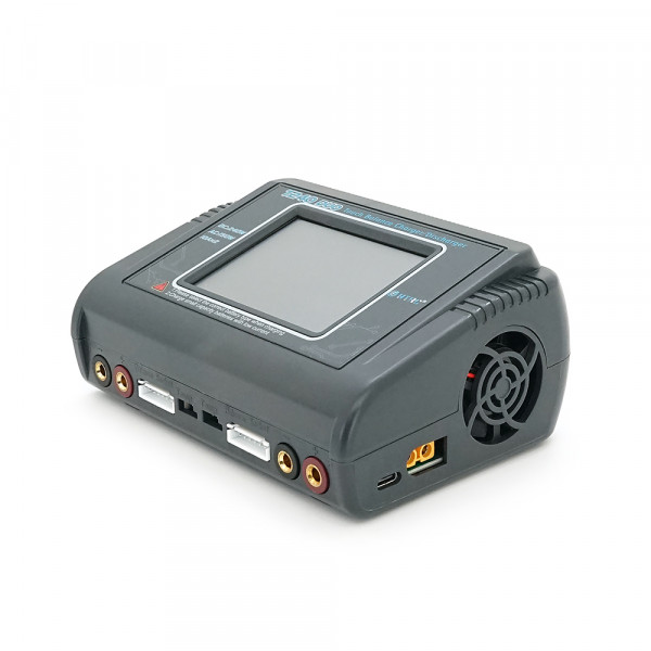 Зарядний пристрій HTRC T240 Duo AC150/DC240Вт, тип АКБ LiPo, LiHv, Li-ion, NiMh, LiFe, Pb, 3.2" Touch screen, 145x105x64mm