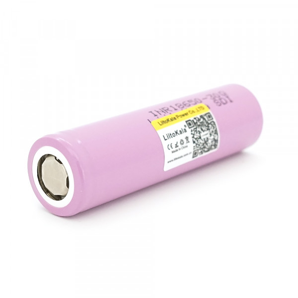 Акумулятор 18650 Li-Ion LiitoKala Lii-30Q, 3000mah (2900-3100mah), 27A, 3.7V (2.5-4.25V), Pink, PVC