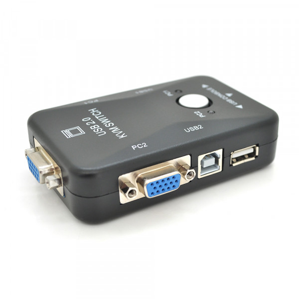 2-портовий KVM свіч, перемикач USB