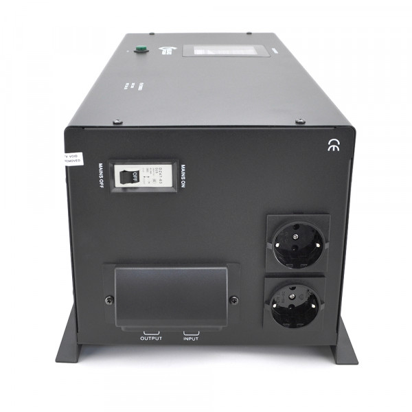 ДБЖ з правильною синусоїдою Europower PSW-EP3000WM24 (2100 Вт) 20А, настінний, під зовнішню АКБ 24В, Q1 640*335*325 19,9 кг