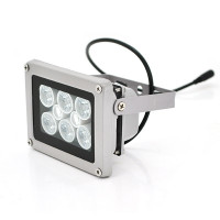 ІЧ-прожектор YOSO. 12V, 16W, 8LED, IP66, 850Нм, кут огляду 60 °, дальність до 30м. 110*86*63мм