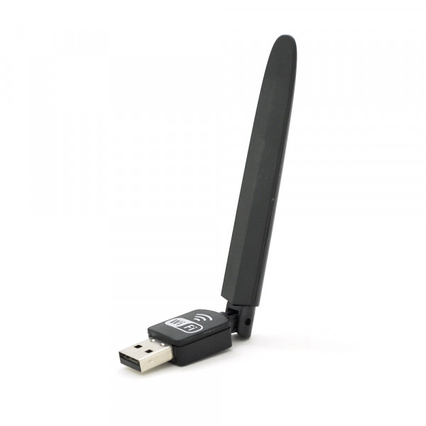 Бездротовий мережевий адаптер з антеною 10см Wi-Fi-USB LV-UW10SRK -2DB 8188, 802.11bgn, 150MB, 2.4 GHz, WIN7 /XP/Vista/2K/MAC/LINUX
