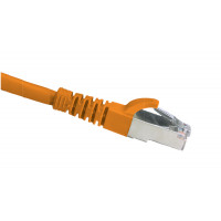 Патч-корд OK-net Кат.6a U/FTP 26AWG LZ0H Помаранчевий 1м