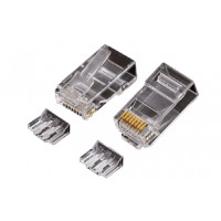 Конектор OK-net RJ-45 Кат.6 UTP 50U із вставкою упаковка 100 шт. ціна вказана за шт.
