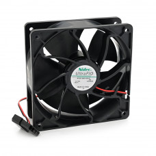 Кулер для охолодження серверних БП 2038 DC sleeve fan 4pin, 120x120x38mm, RPM 6500±10%, 12V/1.65A, Black