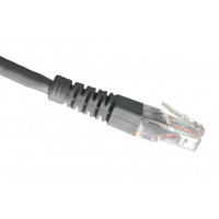 Патч-корд OK-net Кат.5e UTP 24AWG Сірий Без захисту фіксатора 10м