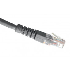 Патч-корд OK-net Кат.5e UTP 24AWG Сірий Без захисту фіксатора 10м