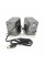 Колонки 2.0 Kisonli T-007 для ПК і ноутбука, USB + 3.5mm, 2x3W, 20Hz- 20KHz, Gray, BOX, Q40