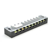 Клемна колодка 10-розрядна TB-2510 25A/600V, переріз дроту 0,5-2,5мм2, 25 шт в упаковці, ціна за штуку