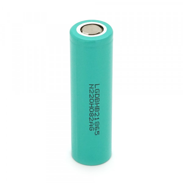 Акумулятор 18650 Li-Ion LG LGDBHB21865, 1300mAh, 30A, 4.2/3.7/2.5V, GREEN, PVC BOX, 2 шт. в упаковці, ціна за 1 шт.