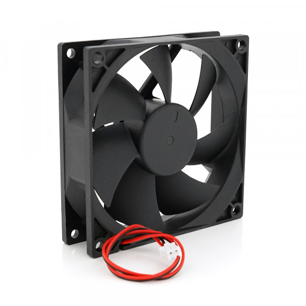 Кулер корпусний Merlion 9025, 92x92x25mm, RPM 1300±10%, 12V/0.3A, 2-pin, Black, OEM