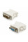 Перехідник DVI-D 24 + 1 (тато) / VGA (мама), Grey Q50