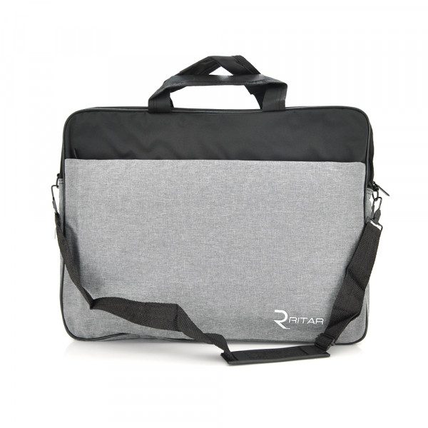 Сумка для ноутбука Ritar 17 "джинсова тканина, Gray-black, Q65