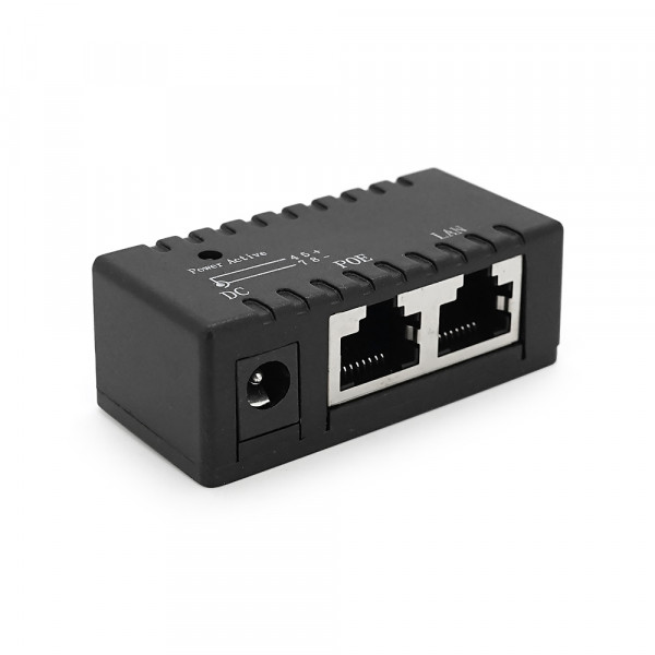 POE інжектор IEEE 802.3af PoE з портом Ethernet 10/100 Мбіт/с