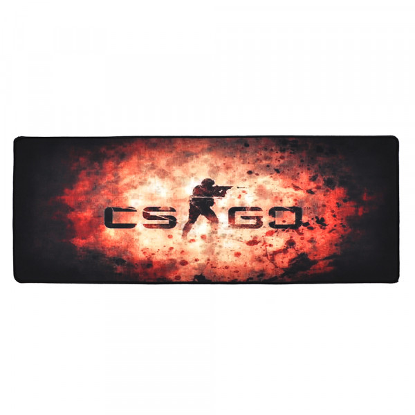 Килимок 300 * 800 тканинної CS One Fighter з бічної прошивкою, товщина 3 мм, колір Black / Red, Пакет