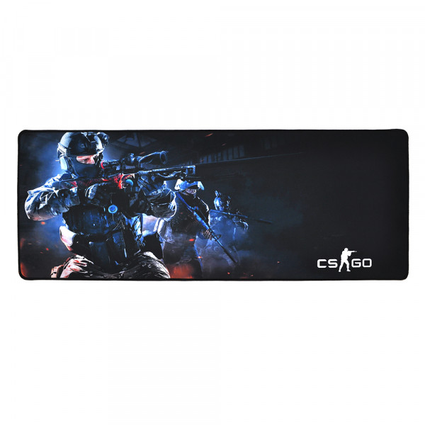 Килимок 300 * 800 тканинної CS Three Fighters з бічної прошивкою, товщина 3 мм, колір Black / Red, Пакет
