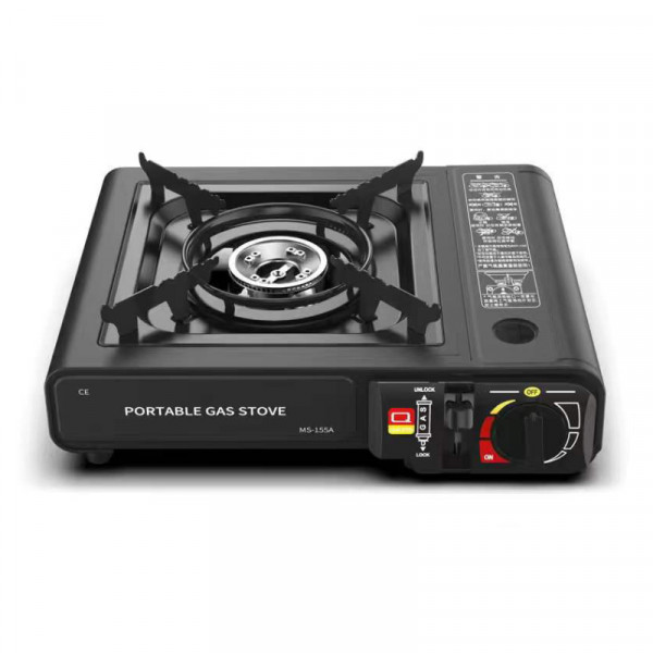 Портативна газова плита BK-155A, Black, Box