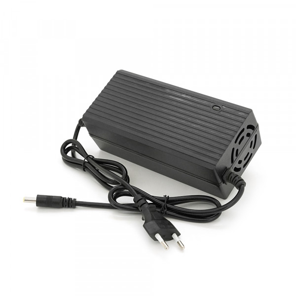 Зарядний пристрій Jinyi для акумуляторів Li-ion 60V(67,2V),16S,3A,штекер 5,5,з індикацією,BOX