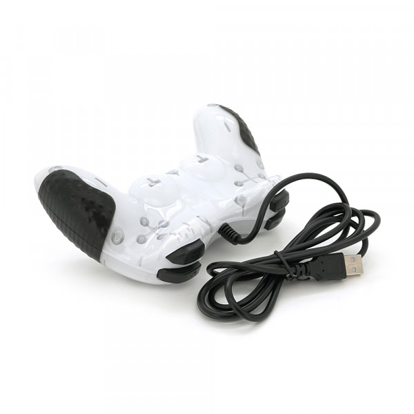 Геймпад Brazzers BR-8700 провідний для ПК, USB 2.0, White, Blister