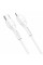 Кабель Hoco X37, Type-C-Lighting, 2.4A, White, довжина 1м, BOX