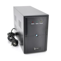 ДБЖ Ritar E-RTM1200 (720W) ELF-L, LED, AVR, 3st, 3xSCHUKO socket, 2x12V7Ah, metal Case  Q2 (405*195*285)  10.2 кг (340*120*190)