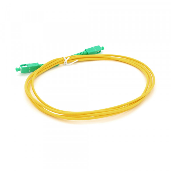 Патчкорд оптичний SC/APC-SC/APC 3.0mm 2 м, оболонка LSZH, ціна за 1 шт