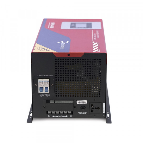 Гібридний інвертор RITAR RTSWm-MPPT-MPS-4048, 4000W, 48V, ток заряда 0-45A, 180-265V, MPPT (60А, 64-130Vdc)
