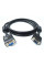Кабель Merlion VGA 10m, male to male (тато-тато), 2 фериту, чорний, Пакет Q50