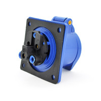 Розетка накладна пряма SF-313, 3 полюси, 2Р + E, 16А, 380V, IP44